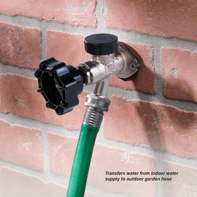 Midline Valve 6 Inch Frost-Free Anti-Siphon Sillcock with Integral Vacuum