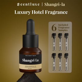 Shangri-La Inspired Essential Oil & Hotel Diffuser Oil - Lemon, Cypress & Ambergris Aromatherapy Blend for Home Luxury 15mL Premium Fragrance Oils for Ultrasonic/waterless Scent Diffusers