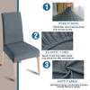 KELUINA Chair Covers, Stretch Chair Covers for Dining Room Chairs,