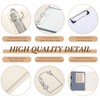 Weekgrat 2 Pcs 3 Ring 1 Inch Linen Binder Organizer