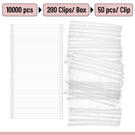 Mr. Pen- Standard Tagging Gun Fasteners, 2 Inch, 10000 pcs, White, Tag Gun Refills