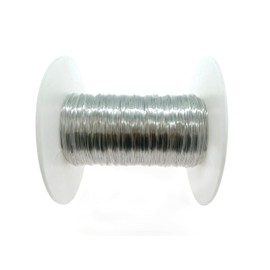 Yountiger Stainless Steel 26 Gauge Floral Wire Paddle Wire 328 feet Bright Silver