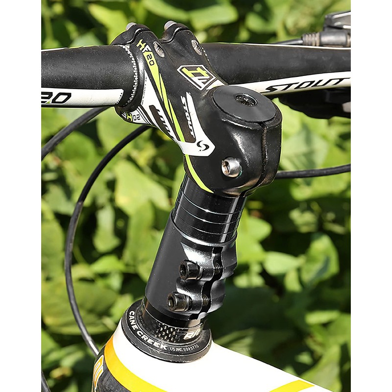 QWORK® Bicycle Handlebar Riser, Aluminium Bicycle Stem Adapter 28.6 mm