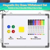 Small Weekly Calendar Dry Erase Whiteboard for Wall, 16" x