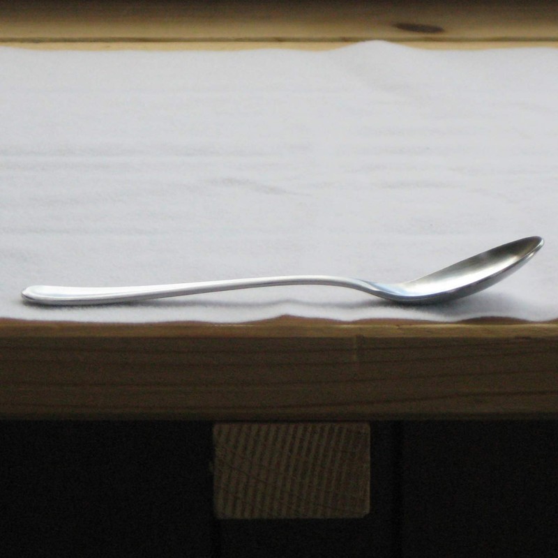 Nagao Antibacterial Teaspoon, 2-Piece Set, 18-8 Stainless Steel with Copper,