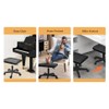 Footrest Under Desk Leg Rest Ottoman Adjustable Height Foot Stool