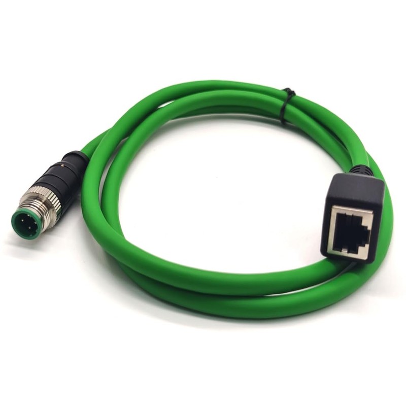 GXMRHWY M12 - Cable Ethernet industrial de PVC de 4