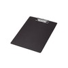 Q-Connect PVC Single Clipboard Foolscap Black KF01296