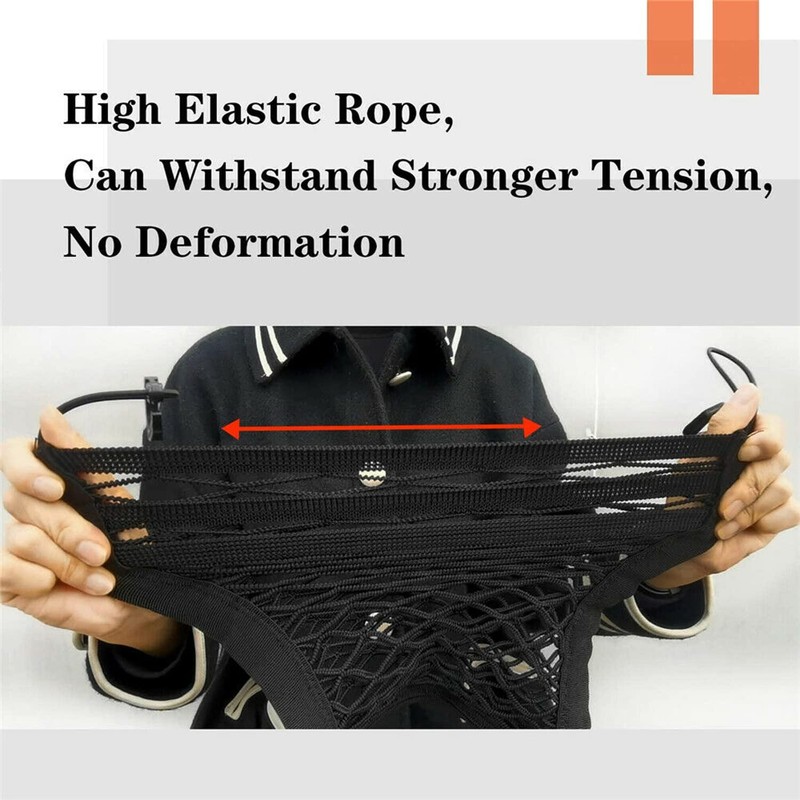 3-Layer Universal Universal Car Seat Mesh Tidy Storage Net Bag