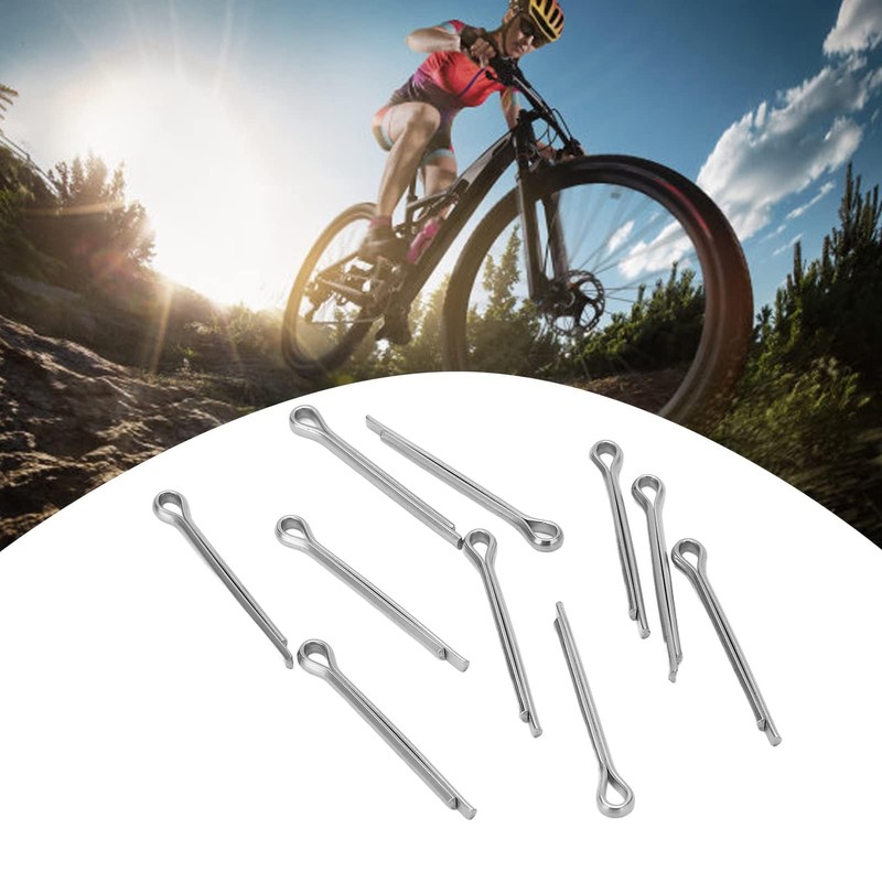 equlup Cotter Lock Pin, 10 Pcs Bike Disc Brake Pads