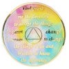 2 Year AA Medallion Psychic-Delic Change Rainbow Tie-dye Peridot AB