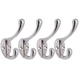 EAI Hat Coat & Robe Hook - Polished Chrome - Pack of 4