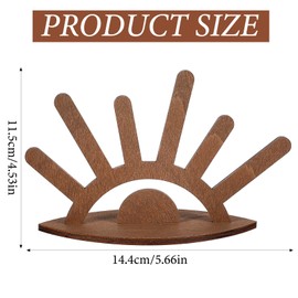 Thinp Ring Display Stand, Wooden Ring Holder Creative Jewelry Stand for Rings Organizer Storage and Selling Women Birthday Engagement Wedding Gifts