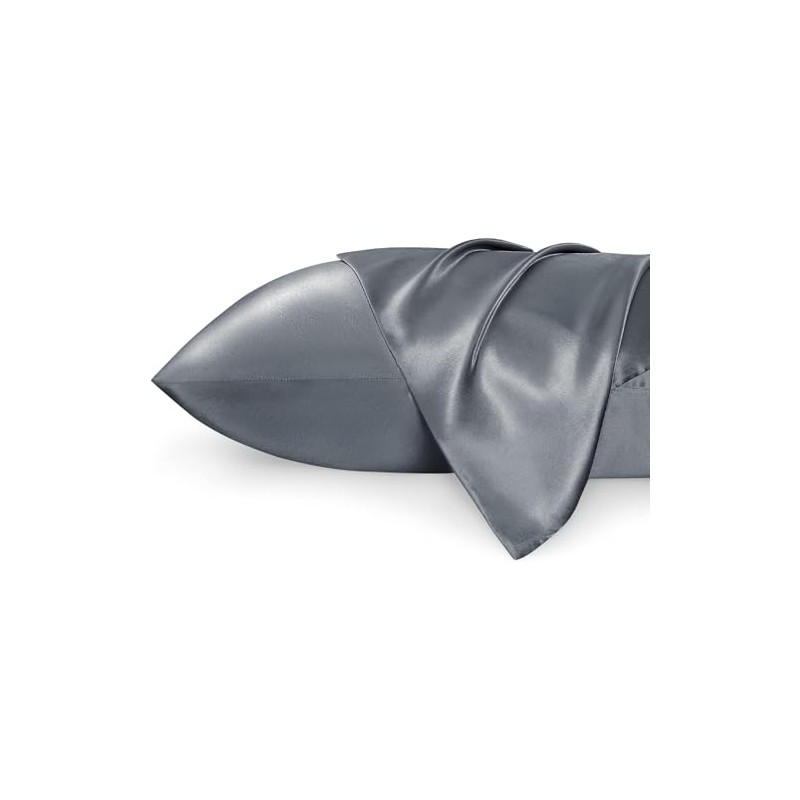 Silk Pillow Pases 2 Pack - Satin Silk Pillowcases with