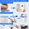 Wireless Doorbell, Coolqiya Door Bell Chimes Kit with 3 Plugin