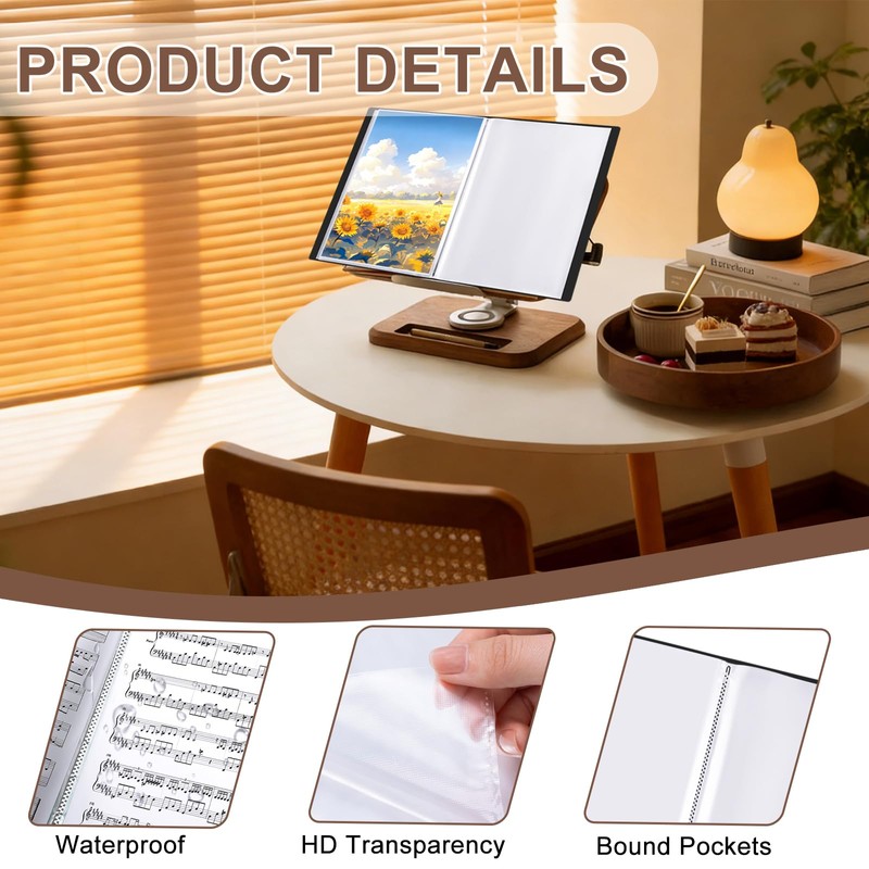 POERMA 2 Pcs Art Portfolio Folder A3, Diamond Art Storage
