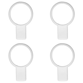 4PCS Tennis Grip Trainer Aid Tennis Tennis Racket Trainer Tool for Outdoor Sports Competitions White