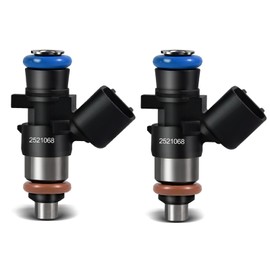 STZJAYE Fuel Injectors 0280158258 Set of 2 Compatible with Polaris Series for ACE570 2016-2019,for RZR 4 900 2011-2018,for Ranger 570 2014-2019,for Ranger XP 570 2016 Replace 2521068