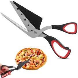 Zosenyer Pizza Scissors, 27 cm Long, Pizza Scissors, Dishwasher Safe, Pizza Cutter with Sharp Stainless Steel Blade in Food Grade and Handle with Soft, Multifunctional Kitchen Scissors, Pizza Cutting