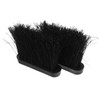 LABRIMP 2pcs Fireplace Cleaning Brush Head Replacement for Efficient Ash