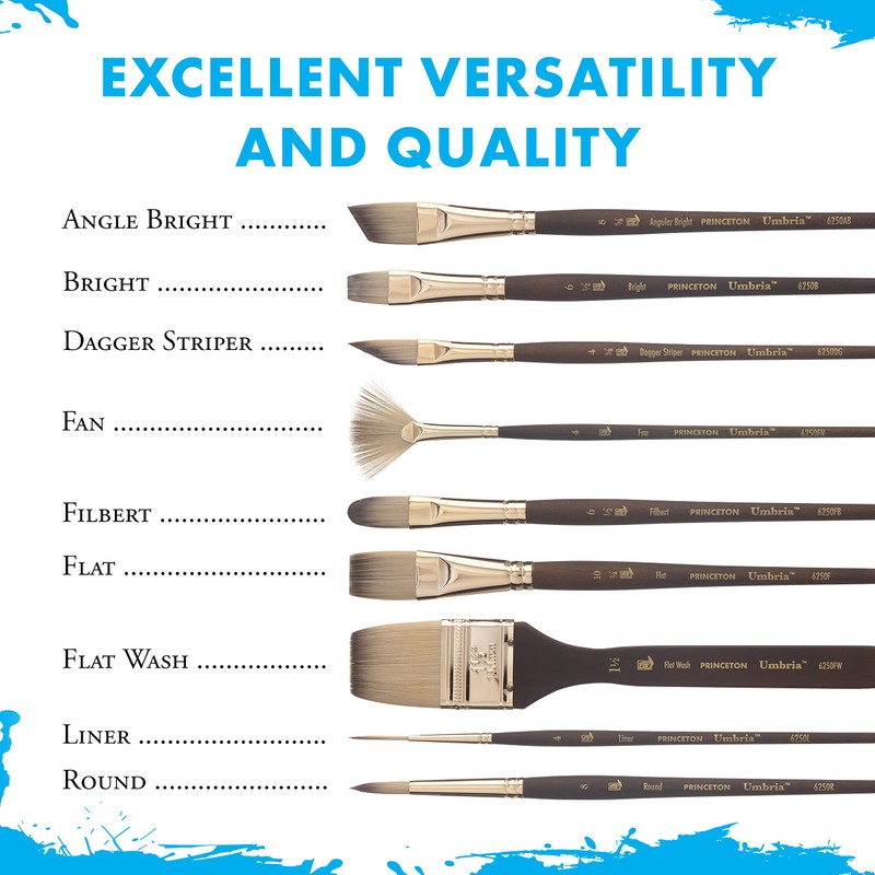 Princeton 6250 - Linierpinsel - Synthetik - 2