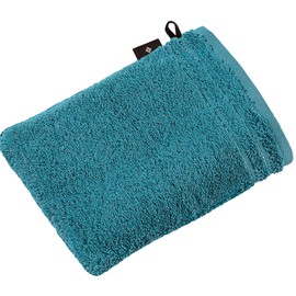 Vossen Wash mitt petrol size 16x22 cm