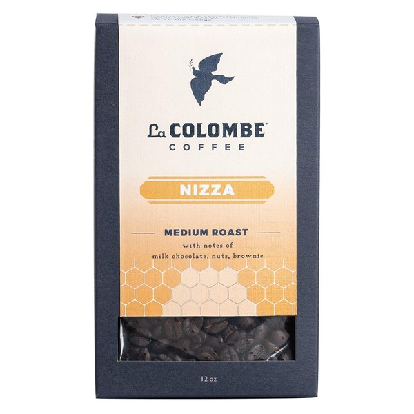 La Colombe Nizza Whole Bean Coffee - 12 Ounce - Full Bodied Medium Roast - Specialty Roasted Coffee