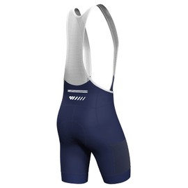 Lo.gas Men's Cycling Bib Shorts, Cycling Shorts for Men, Gel Padded with Pockets, Road Shorts, Breathable Quick-Dry, blue