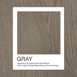 Natura Onecoat 2 Component Wood Stain Oil, 140 mL (4.73 fl oz), Gray, Easy to Apply, Very Low Odor, Linseed Oil, Interior Furniture & Flooring, Dries Fast, VOC/Solvent Free, Durable Hardwax Oil