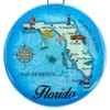 Ruth's Ethical Goods Florida Map Christmas Tree Ornament - Art