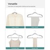SONGMICS Clothes Hangers, Pack of 50 Plastic Coat Hangers, Space-Saving,