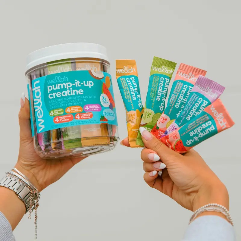 Wellah Nutrition Creatine Stick Packs – 5g Micronized Creatine Monohydrate