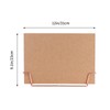 jojofuny 31x23cm Cork Board with Stand, Double Sided Cork Notice