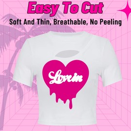 Pinkie Heat Transfer Paper for T Shirts (20 Sheets, 8.5x11) Iron On Transfers for Inkjet Printer rintable Heat Transfer Vinyl for White Fabrics (Light Classic)