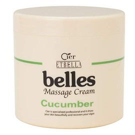 Ciel Etubera Cucumber Massage Cream, 14.2 oz (420 g), Commercial Use, Body Massage, Body Cream, Face Cream, Facial Cream, Body Massage Cream