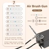 Colima 2025 Upgrade 55psi Airbrush Kit - Double Action Airbrush