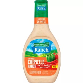 Hidden Valley Southwest Chipotle Ranch - Gluten-Free Dressing & Dip, 16oz 3-Pack