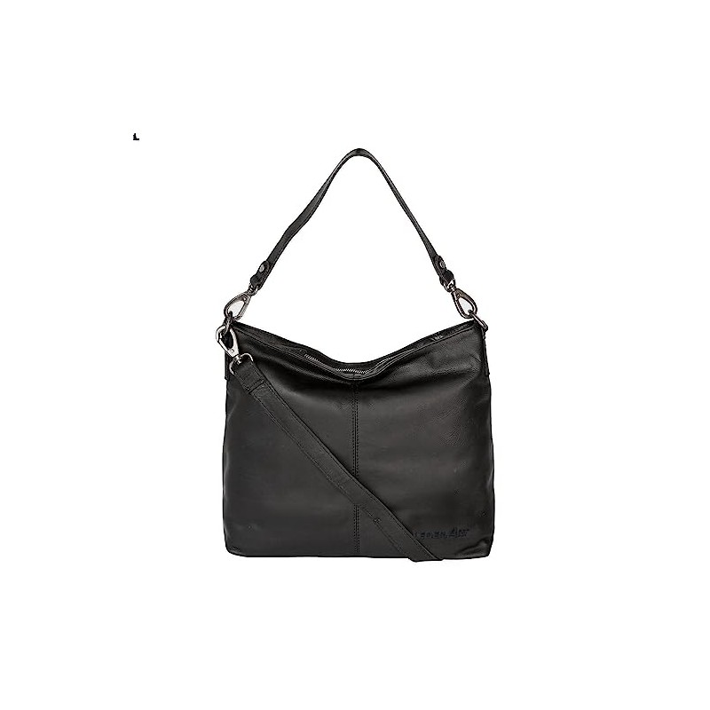 zarolo Women's Leather Bag, Shopper Bag, Hobo Bag, Shoulder Bag,