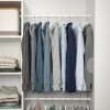 IKEA AURDAL Extendable Clothes Rail White 22 3/8-35 3/8" 604.609.37