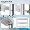 TonGass (6-Pack, White) 18" Universal Swimming Pool Ladder Rung Step
