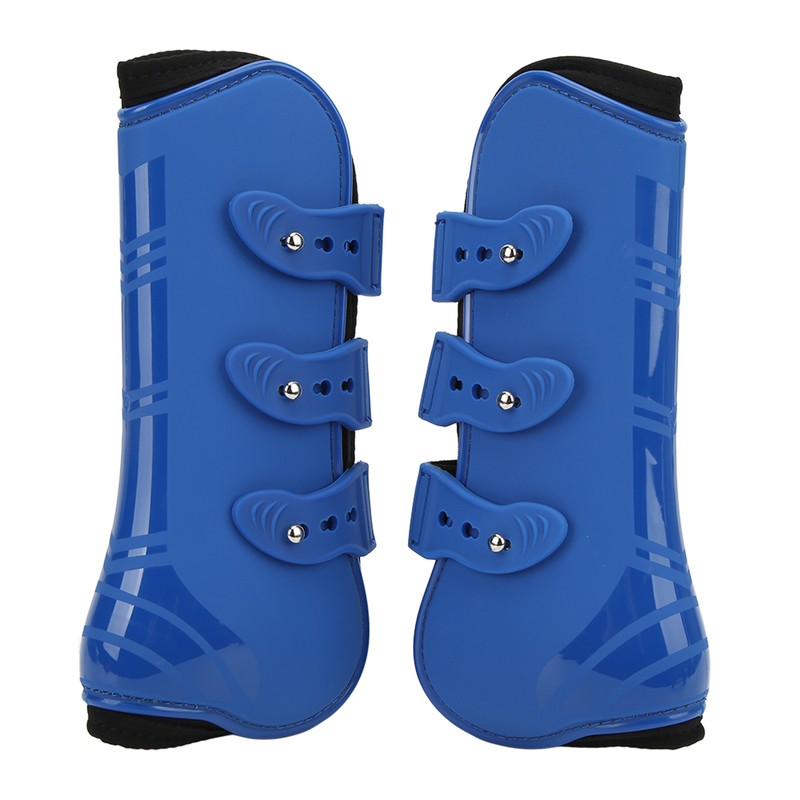 2pcs Horse Front Leg Boots PU Shell Horse Tendon Boots