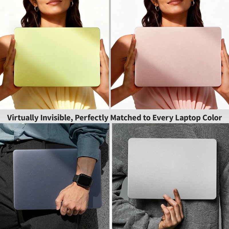 uconsmimo Frosted Transparent Vinyl Skin for 2026 MacBook Neo 13"