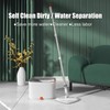 KZKR Spin Mop and Bucket System with Dual Compartment Mop
