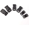 5/8, 1/2, and 3/8 inch(20 Each) Black Plastic Contoured Side