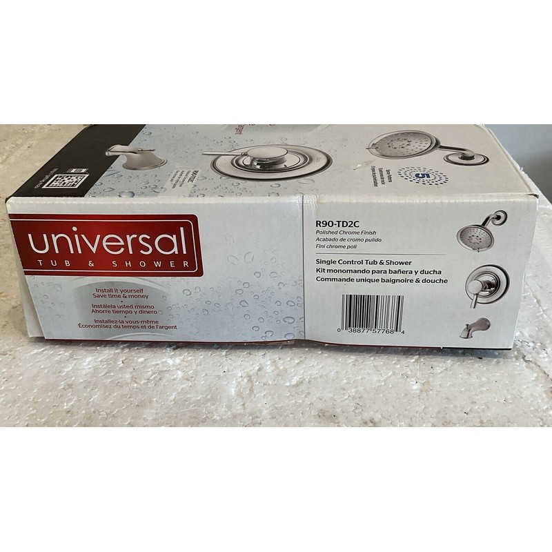 Pfister Tub & Shower Trim Polished Chrome Universal R90-TD2C
