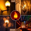 OHLGT Upgrade E12 Flame Bulbs 8 Pack, 3 Mode LED