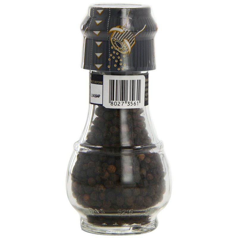 Drogheria Alimentari Black Peppercorn Mill 45 g (Pack of 6)