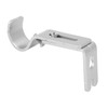 6PCS Curtain Rod Brackets Iron Adjustable Window Curtain Rod Support