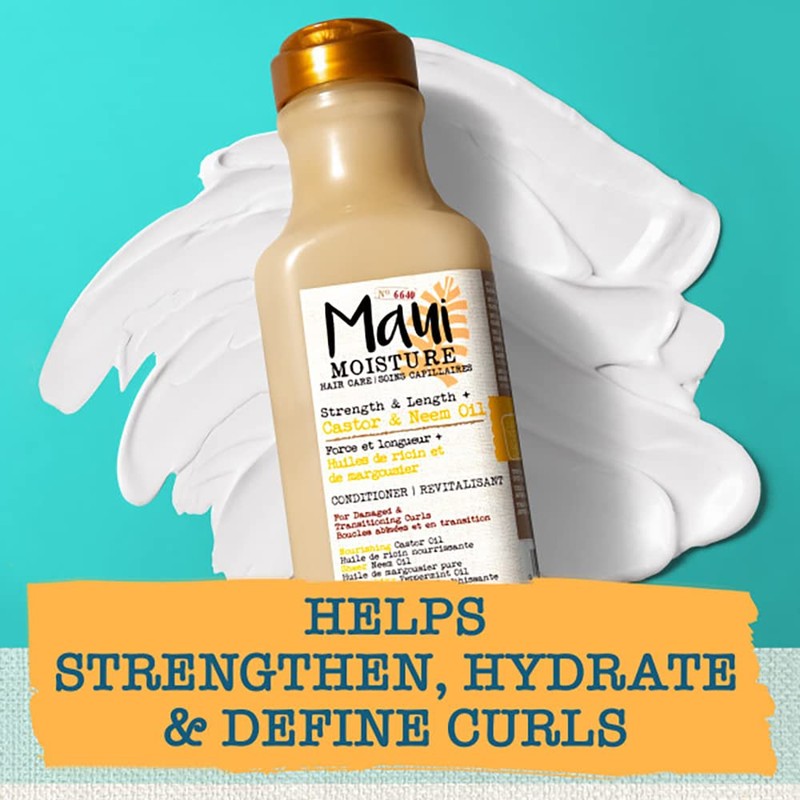 Maui Moisture Strength & Length + Castor & Neem Oil