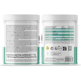 Weider Magnesium Powder (1kg) Berry Flavour, 250mg /Serving Magnesium Bisglycinate and Citrate in Powder with Zinc, Muscle and Bone Support, Helps Reduce Fatigue, No Added Sugar, Vegan
